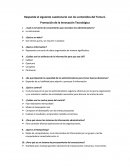 Cuestionario de Promoción de la Innovación Tecnológica