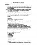 Ensayo: ¿Donde están mis valores?