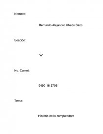 Historia de la computadora.. Página 1