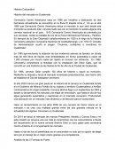 Historia Corporativa Historia del mercado en Guatemala