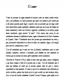 Ensayo literario. El amor