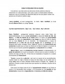 ENSAYO RÉQUIEM POR UN SUEÑO.