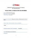 Dialogo entre un cliente y el departamento de servicio al cliente