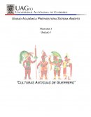 Culturas antiguas del estado de Guerrero.