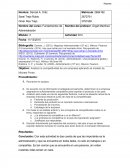 Fundamentos de Administración