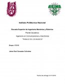 Ingeniería en Comunicaciones y Electrónica “TRABAJO DE LOS MUSEOS”