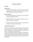 Estudio de factibilidad.