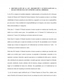 IDENTIFICACIÓN DE LA LEY, DESCRIPCIÓN Y JUSTIFICACIÓN DE LA SELLECCIÓN DE ESTA LEY O POLÍTICA SOCIAL APROBADA