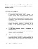 Planeación e Integración de los Recursos Humanos
