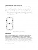 Visualizador de siete segmentos