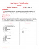 Examen solubilidad