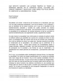 QUE IMPACTO DURANTE LOS ULTIMOS TIEMPOS HA TENIDO LA IDENTIDAD ASEXUAL EN EL CONTEXTO SOCIAL- CULTURAL DEL GENERO FEMENINO Y MASCULINO COMO SERES POLITICOS DENTRO EL CAMPUS DE LA UNIVERSIAD DEL TOLIMA.