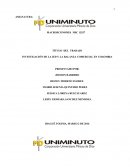 INVESTIGACIÓN DE LA IED Y LA BALANZA COMERCIAL EN COLOMBIA