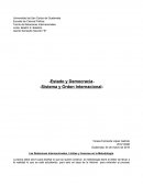 Las Relaciones Internacionales, Límites y Avances en la Metodología