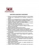 DIRECTRICES ALMACENES E INVENTARIOS