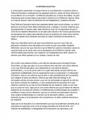 LA REFORMA EDUCATIVA es un tema de análisis de gran importancia para el país.