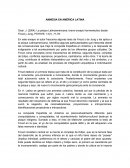 Reseña descriptiva: Amnesia en América latina