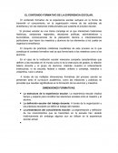 El contenido formativo de la experiencia escolar. LA ESTRUCTURA DE LA EXPERIENCIA ESCOLAR