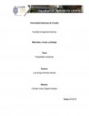 Propiedades térmicas de los materiales