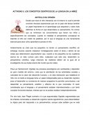 LOS CONCEPTOS CIENTÍFICOS DE LA LENGUA EN LA NIÑEZ
