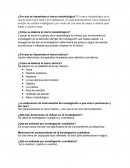 ¿Por qué es importante el marco metodológico?