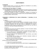 OBJETIVOS E IMPORTANCIA DEL ANAILIS OPERACIONAL Y FUNCIONAL DE LAS COMPRAS