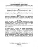 PROCURADURÍA ESPECIALIZADA DE PERSECUCIÓN DE LA CORRUPCIÓN ADMINISTRATIVA