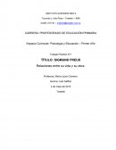 SIGMUND FREUD. Relaciones entre su vida y su obra