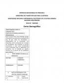 Censo de un proyecto