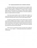 Importancia del pensamiento crítico en el análisis de la información.