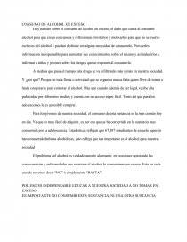 CONSUMO DE ALCOHOL EN EXCESO. Página 1