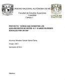 HORAS QUE INVIERTEN LOS ADOLESCENTES DE ENTRE 15 Y 16 AÑOS EN REDES SOCIALES POR UN DIA