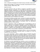 Tema 1. Perspectiva Antropológica de la relación escuela- comunidad y cultura Local