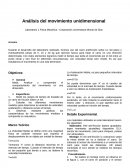 Analisis movimiento unidimensional.