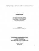 DISEÑO CURRICULAR DEL PROGRAMA DE INGENIERÍA DE SISTEMAS