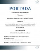 LA INSTITUCIONALIZACIÓN DE LA PERSPECTIVA DE GÉNERO CON DIMENSIÓN