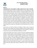 CONFERENCIA DE LA ONU SOBRE EL CAMBIO CLIMÁTICO COP 21-CMD 11 EN PARÍS.