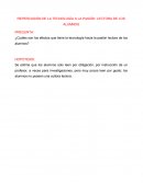 Repercucion de la tecnologia en la pasion lectora.