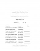 Tema: Proyecto De Vida