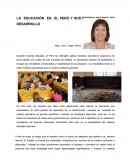LA EDUCACIÒN EN EL PERÙ Y SUS POSIBILIDADES DE DESARROLLO.