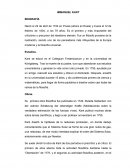 IMMANUEL KANT Período precrítico