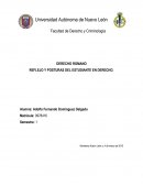 REFLEJO Y POSTURAS DEL ESTUDIANTE EN DERECHO.