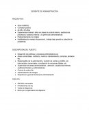 GERENTE DE ADMINISTRACIÓN