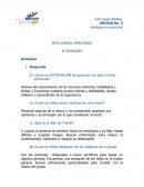 INTELIGENCIA EMOCIONAL ACTIVIDADES