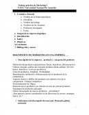 Definición del producto (características físicas, beneficios, diferenciación). Utilizar concepto, gráfico del concepto producto Multi-atributo. Servicio básico, beneficio y servicios periféricos.