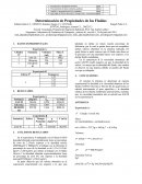 Determinación de Propiedades de los Fluidos.