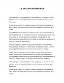 La vacuna antirrabica