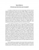 Época Moderna ¿Tenemos que discriminar para ser iguales