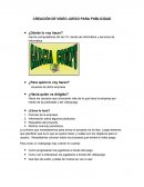 Creacion de un video juego para publicidad