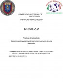 Determinación experimental